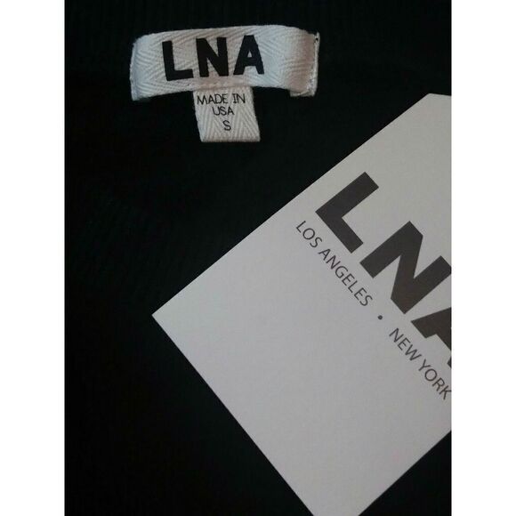 LNA Sweatshirt Black Super Soft Wavy Graphic "I Want You" Size Small - Picture 7 of 8